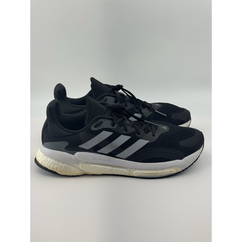 Adidas Solar Boost 3 Black Gray Athletic Running Shoes Sneakers Men's Size 10